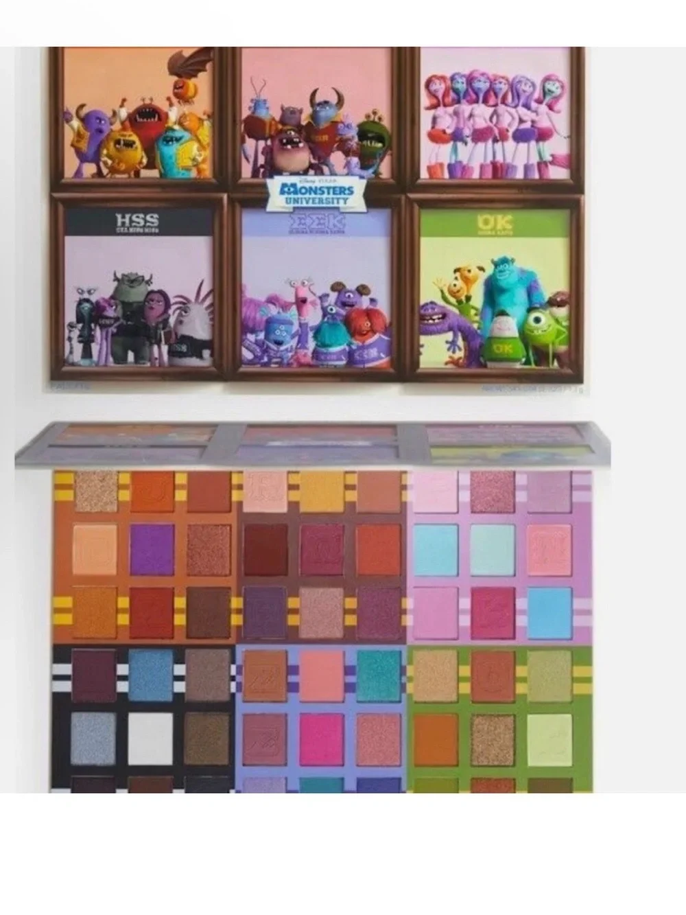Disney Pixar Monsters University X Revolution Shadow Palette - 54 Shades Jumbo